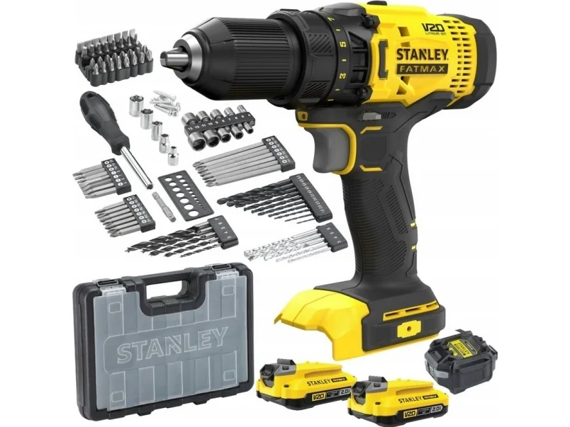 Stanley Drill-Driver Set With Two Batteries