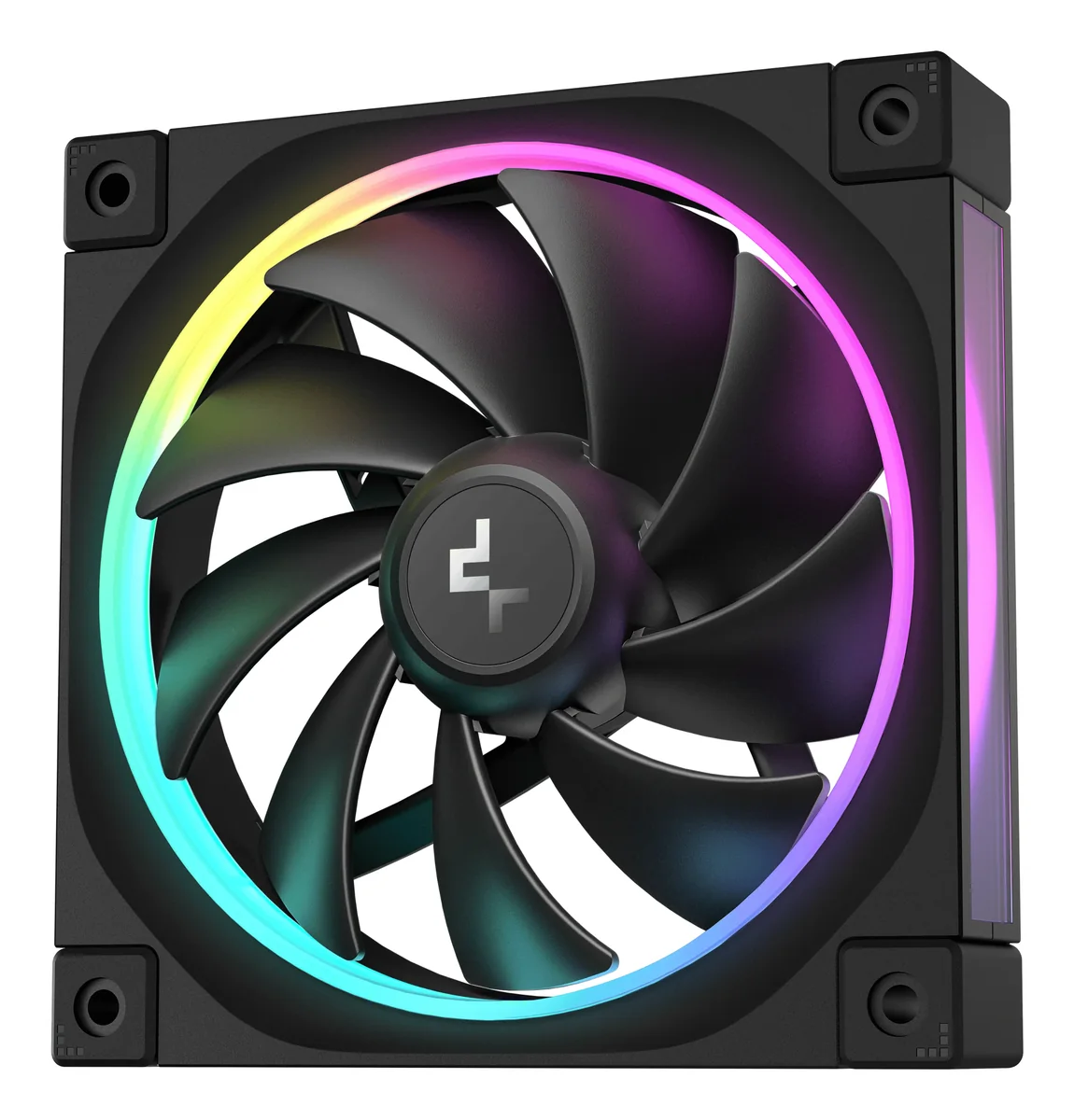 DeepCool FL12 PWM ARGB -tuuletin, nestelaakeri, 120 mm, musta