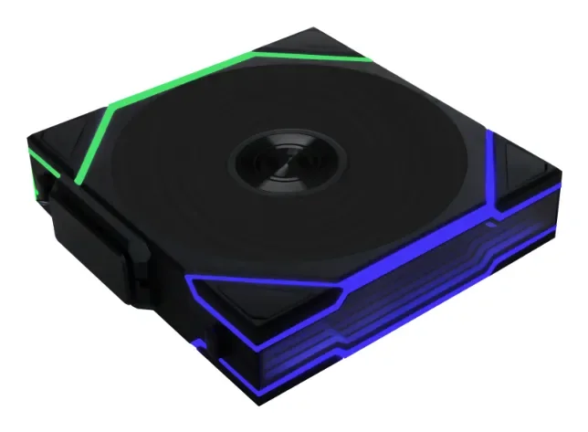 Lian Li UNI FAN TL Wireless Reverse - Kotelotuuletin - 120mm - Musta RGB LED valolla - 34 dBA