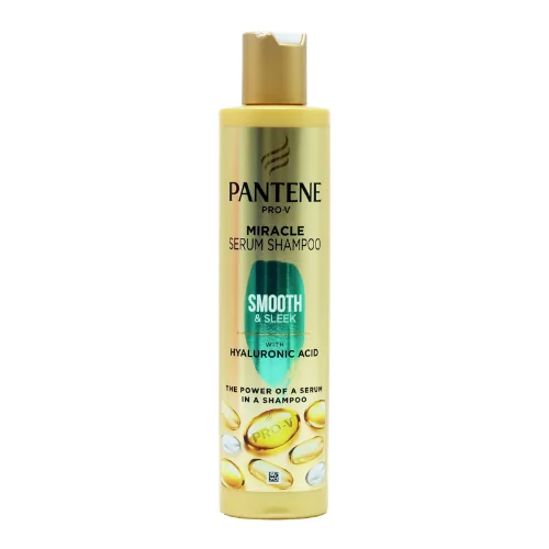 Pantene Pro-V Miracle Serum Smooth & Sleek Silottava Shampoo Hyaluronihapolla - 255 ml
