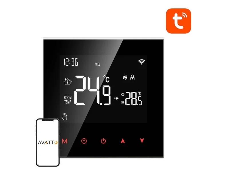 Avatto ZWT100 älykäs termostaatti 3A ZigBee vedenlämmitin TUYA