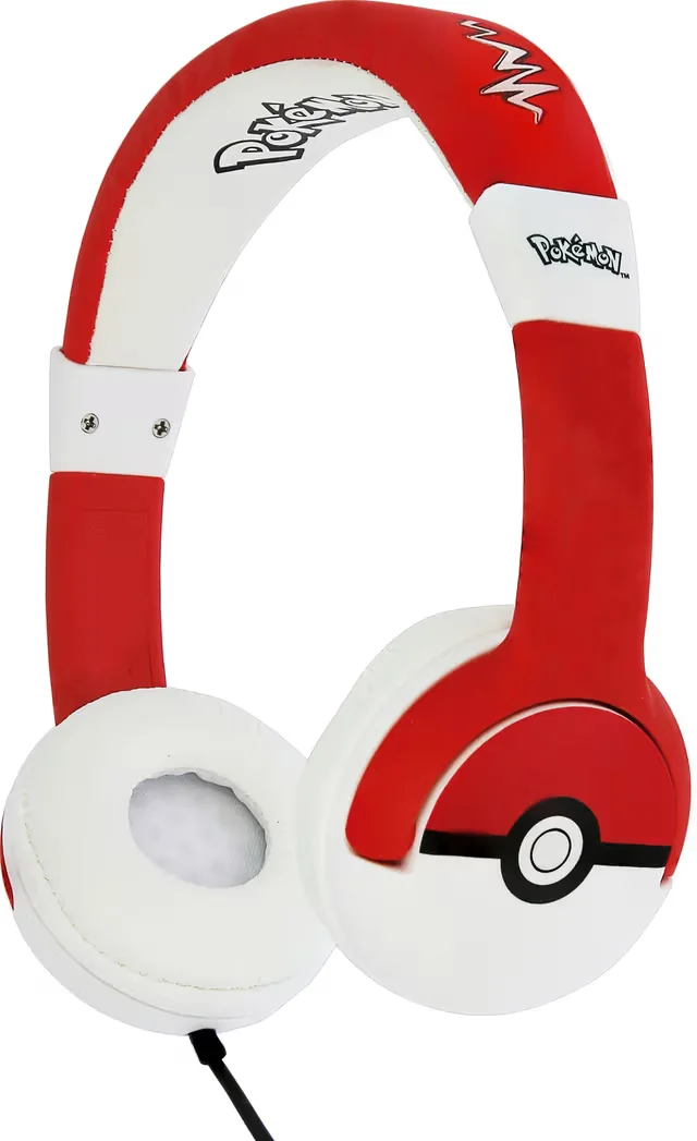 OTL Pokémon PokeBall - Lasten kuulokkeet - Äänenvoimakkuus rajoitettu 85dB max