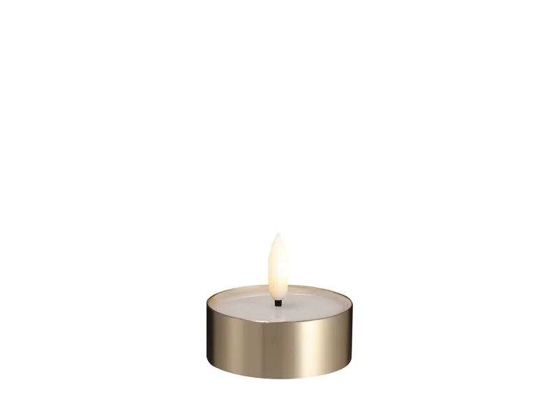 Moods & More LED Melted tealight - Metal brass finish