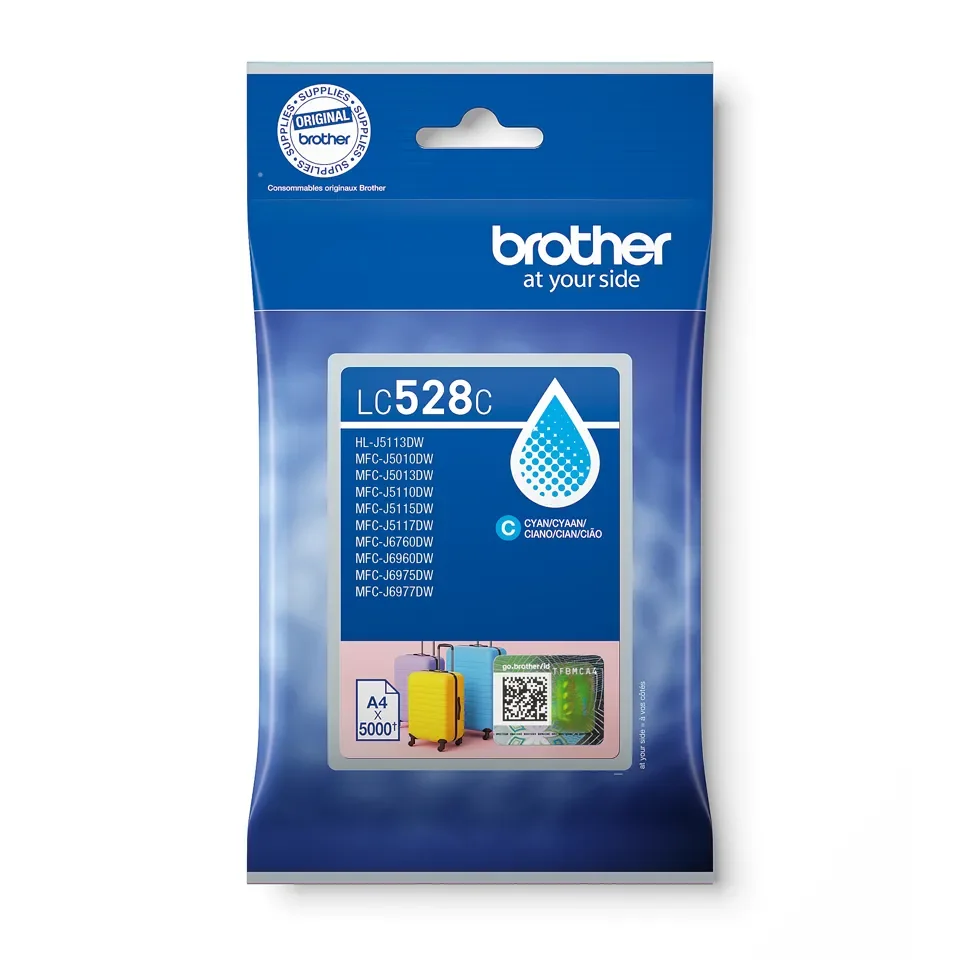 Brother LC528C - cyan - original - ink cartridge