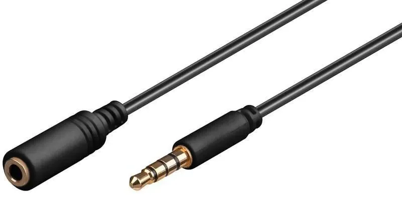Microconnect Audiojatkojohto 1m 3,5mm 3,5mm