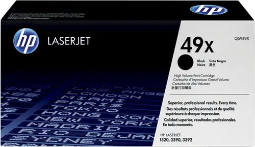 HP Q5949X Korkea kapasiteetti -laservärikasetti, musta