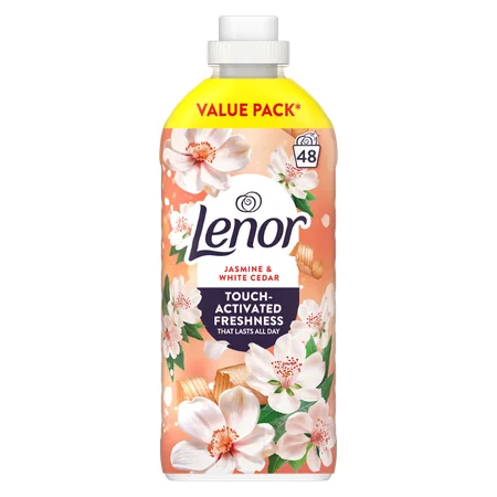 Lenor Jasmine & White Cedar Touch-Activated Freshness Huuhteluaine – 1488 ml