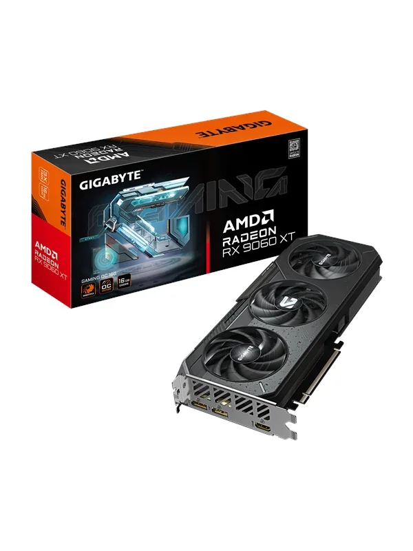 Gigabyte Radeon RX 9060 XT Gaming OC 16 Gt -näytönohjain