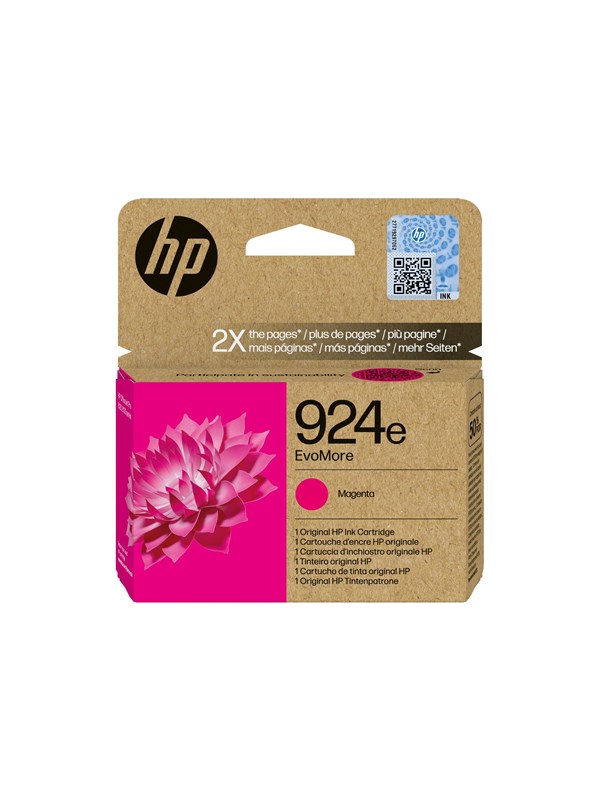 HP 924e EvoMore-mustekasetti, magenta