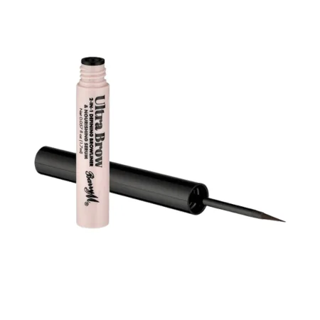 Barry M Ultra Brow 2-In-1 Defining Browliner & Nourishing Serum - Keskiruskea Kulmarajaus ja ravitseva seerumi - Medium Brown