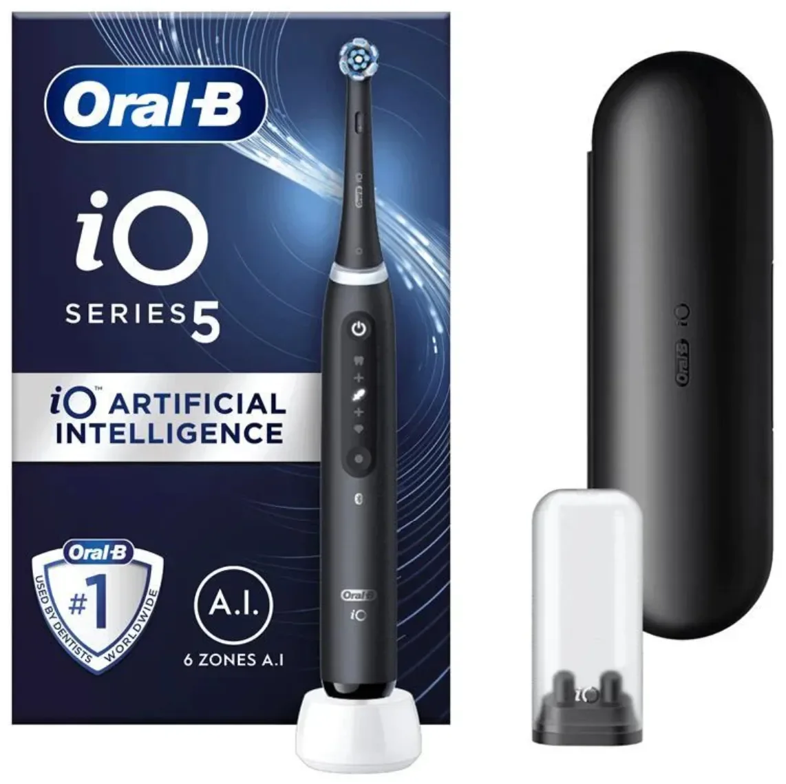 Oral-B iO Series 5 -sähköhammasharja, musta