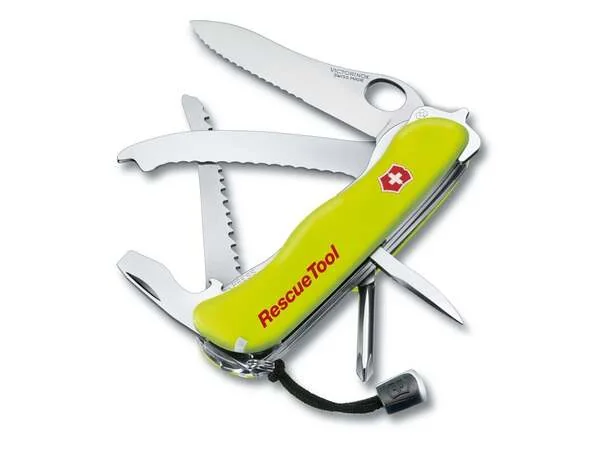 Victorinox Rescue Tool -taskuveitsi, 111 millimetriä, keltainen