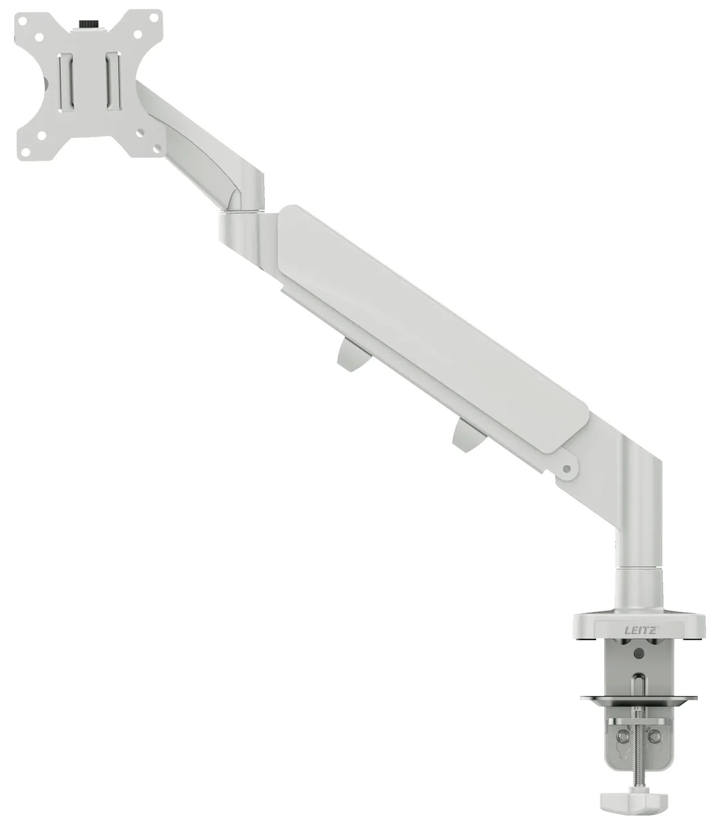 Leitz Ergo monitorivarsi yhdelle näytölle, Kiinnike/läpivientisuojus, 9 kg, 43,2 cm (17), 81,3 cm (32), 100 x 100 mm, Harmaa