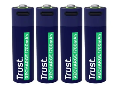 Trust 4 x AA USB-C Rechargeable