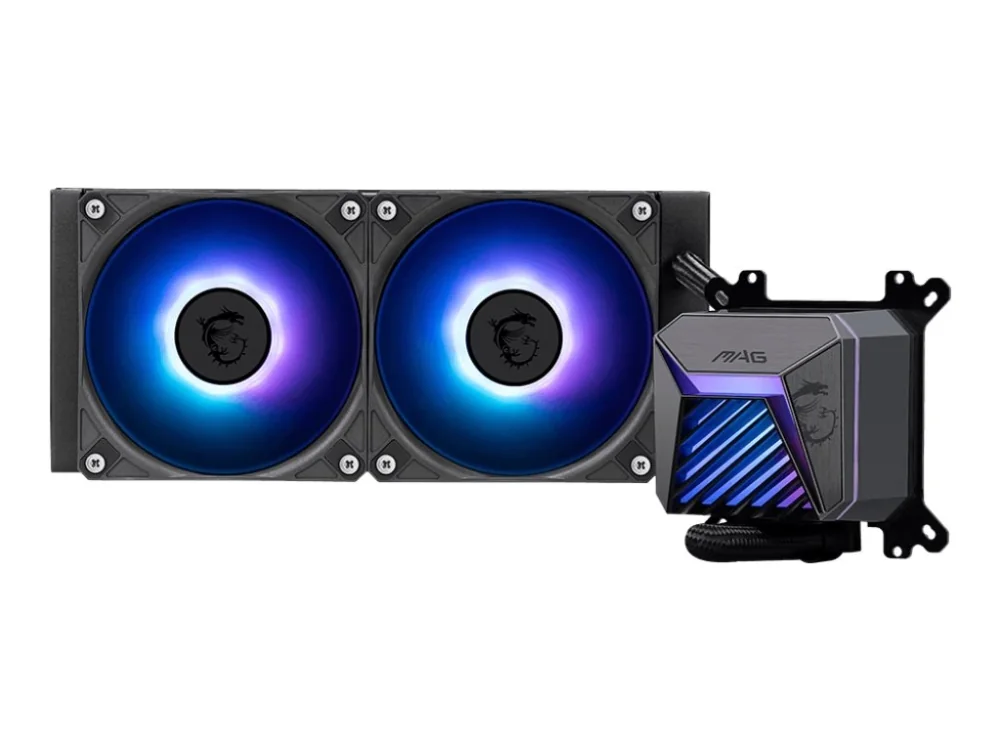MSI MAG Coreliquid A15 240, All-in-one-nesteenjäähdytin, 12 cm, musta