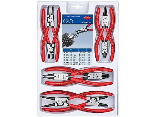 Knipex lukkorengaspihdit 8-osainen sarja
