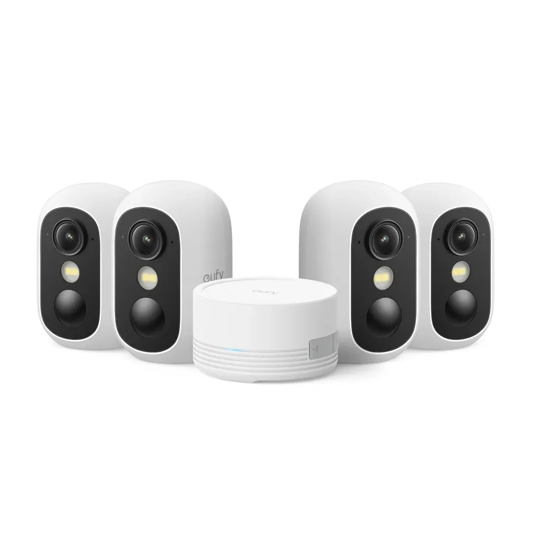 Anker Eufy eufyCam C35 - 4 kameran langaton valvontakamerasarja, valkoinen