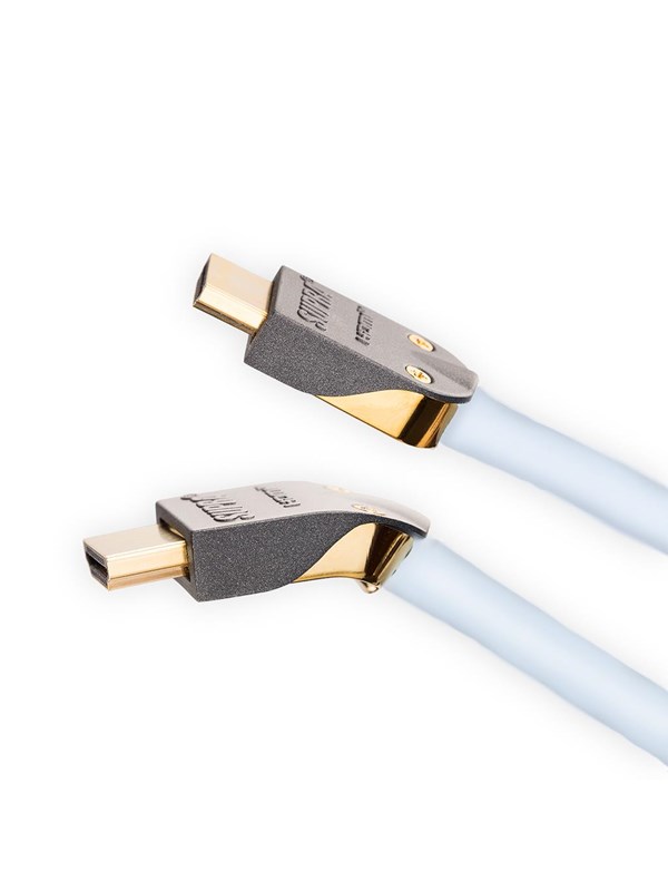 Supra HDMI 2.1 - 1m - Sininen - 8K - Kaapeli irrotettavalla liitinkotelolla