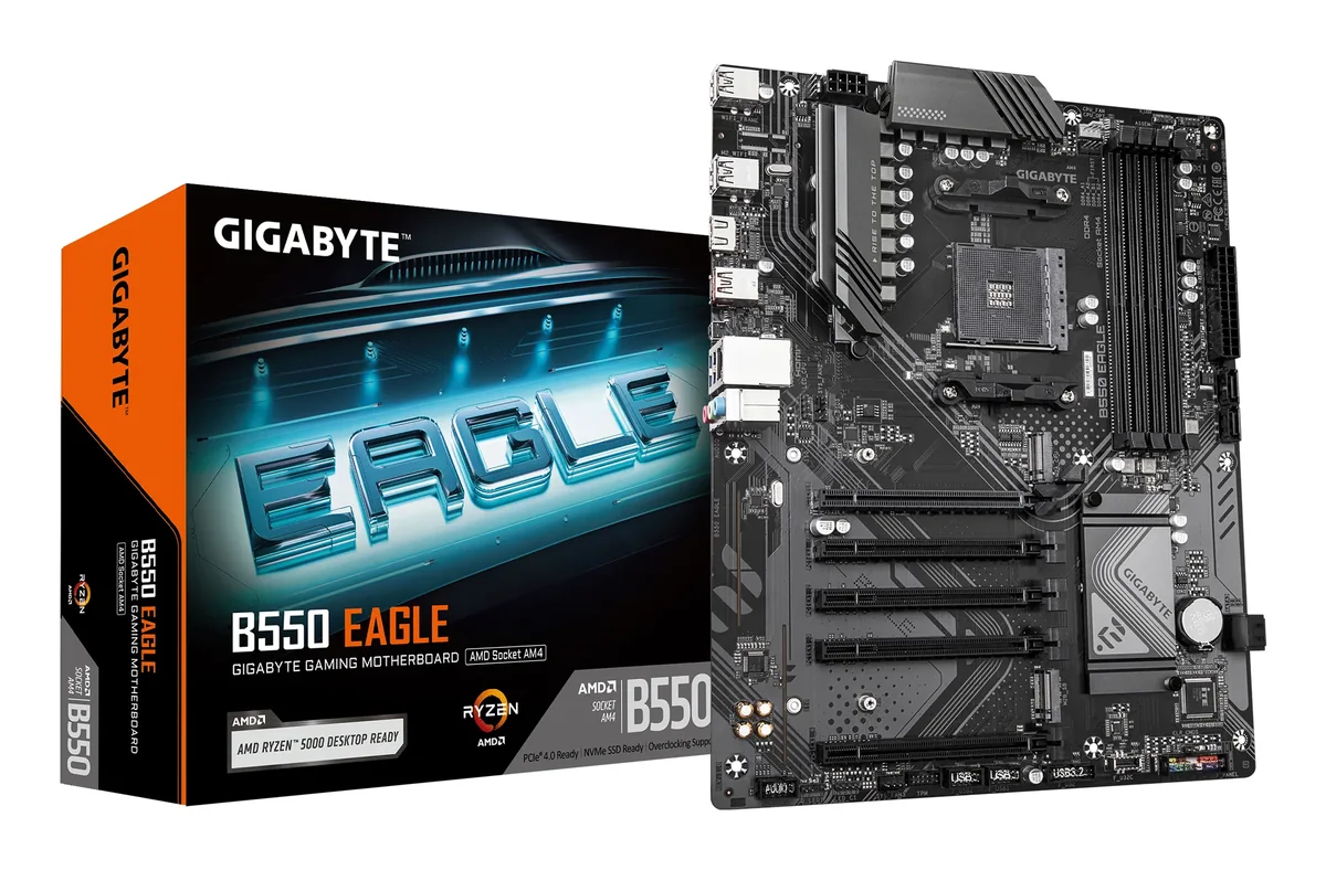 GIGABYTE B550 EAGLE Emolevy - AMD B550 - AMD AM4 - DDR4 RAM - ATX