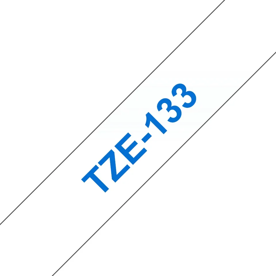 Brother Tape 12mm Tze-133 Sininen/l�pin�kyv�
