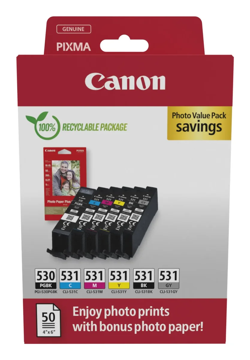 Canon PGI-530/CLI-531 / 6117C004 PGBK/C/