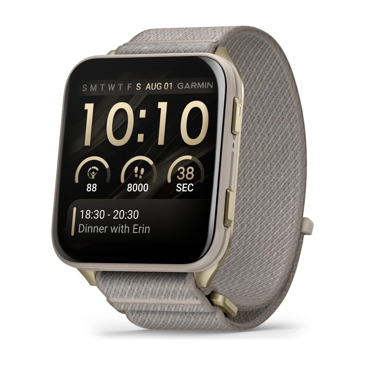 Garmin Venu X1 -älykello, Soft Gold/French Grey