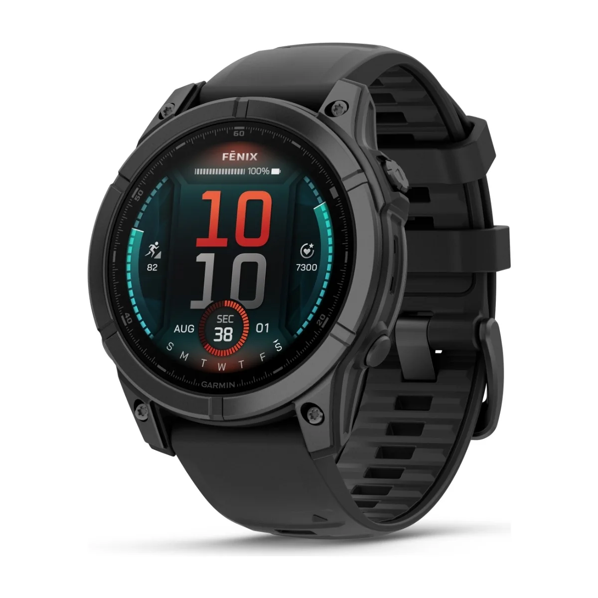 Garmin Fenix E 47mm AMOLED -urheilukello, Slate Gray
