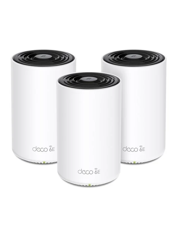 TP-Link Deco XE75 Pro AXE5400 Tri-Band Mesh WiFi 6E System (3-Pack) - Mesh router 802.11a/b/g/n/ac/ax (Wi-Fi 6E)
