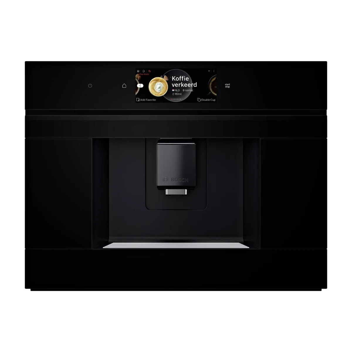 Bosch Serie 8 CTL7181B0, Espressokone, 2,4 L, Kahvipavut, Jauhettu kahvi, Sisäänrakennettu jauhin, Musta