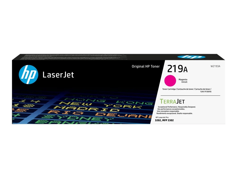 HP 219A -värikasetti, magenta, alkuperäinen, LaserJet, 1200 sivua, 0 sivua, Magenta, 1 kpl