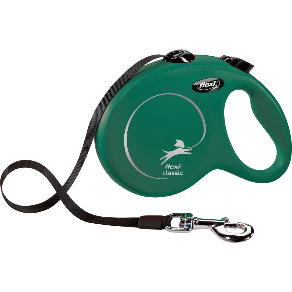 Flexi New Classic M 5 m 25 kg Olive