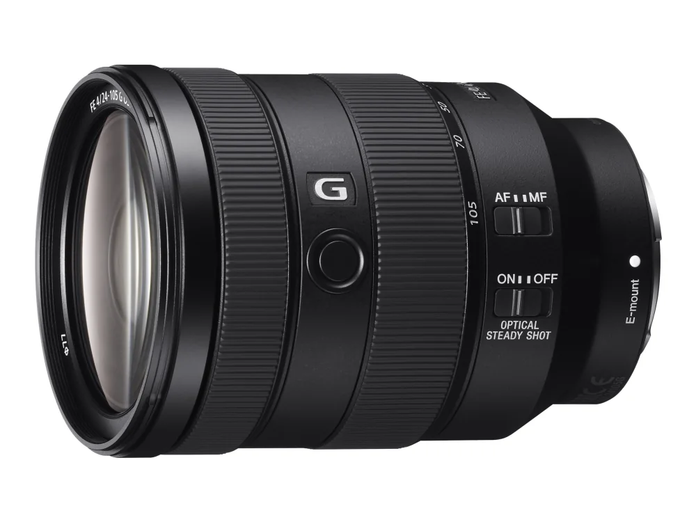 Sony FE 24-105mm F4 G OSS, Vakiozoom-objektiivi, 14/17, 24 - 105 mm, Sony E