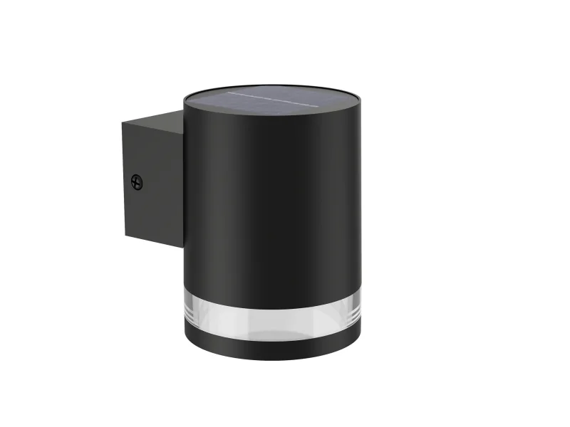 Philips Fyce aurinkokennovalaisin 1,5W, Seinävalaistus ulkotiloihin, Musta, Muovi, IP44, Patio, Puutarha, III