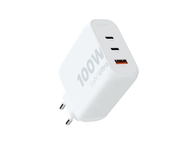 Xtorm 100W GaN2 Ultra Kotilaturi 2xUSB-C/USB-A Valkoinen