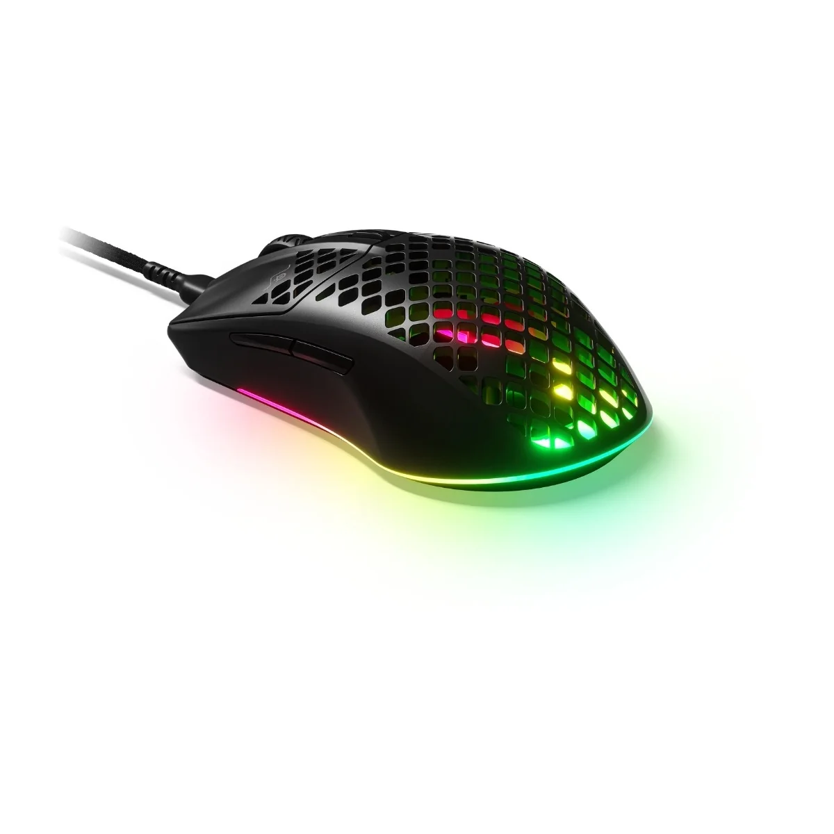 SteelSeries Aerox 3 2022 - Onyksi - Pelihiiri - Optinen - 6 painiketta - Musta