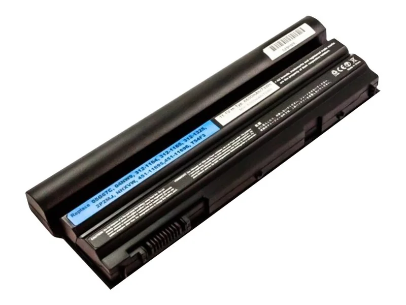 CoreParts - Batteri til bærbar computer (svarende til: Dell NHXVW, Dell 451-11695, Dell N4FJ5, Dell 05VFW, Dell 38CK3, Dell 3CVD9, Dell 451-11961, Dell 451-12135, Dell 5DN1K, Dell 5F1R5, Dell 9981K, Dell 9F77K, Dell 9PCR0, Dell C42P9, Dell CRT6P, Dell DTG0V, Dell F0D4C, Dell FKYCH, Dell G7GMT, Dell