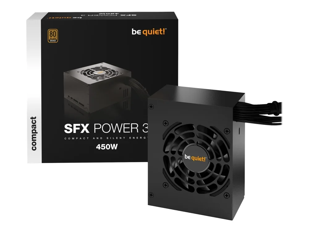 Be quiet! SFX Power 3 450W -virtalähde, 80 Plus Bronze