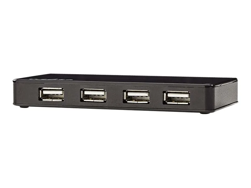 Nedis UHUBU2730BK - hub - 7 ports USB hub - 7 porttia - Musta