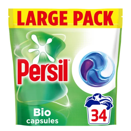 Persil Bio 4-in-1 Nopeasti Liukenevat Pyykinpesukapselit – 34 Kpl