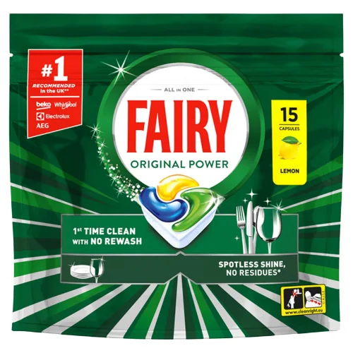 Fairy Original Power All in One Lemon Astianpesukapselit - 15 kpl