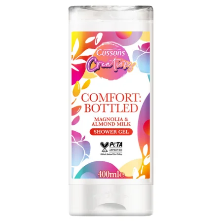 Cussons Creations Comfort Magnolia & Almond Milk Suihkugeeli – 400ml