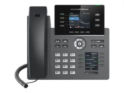 Grandstream Networks GRP2614, IP Phone, Musta, Johdollinen puhelin, Kanavansisäinen, Kaistan ulkopuolella, SIP-tiedot, 4 linjat, 2000 entries