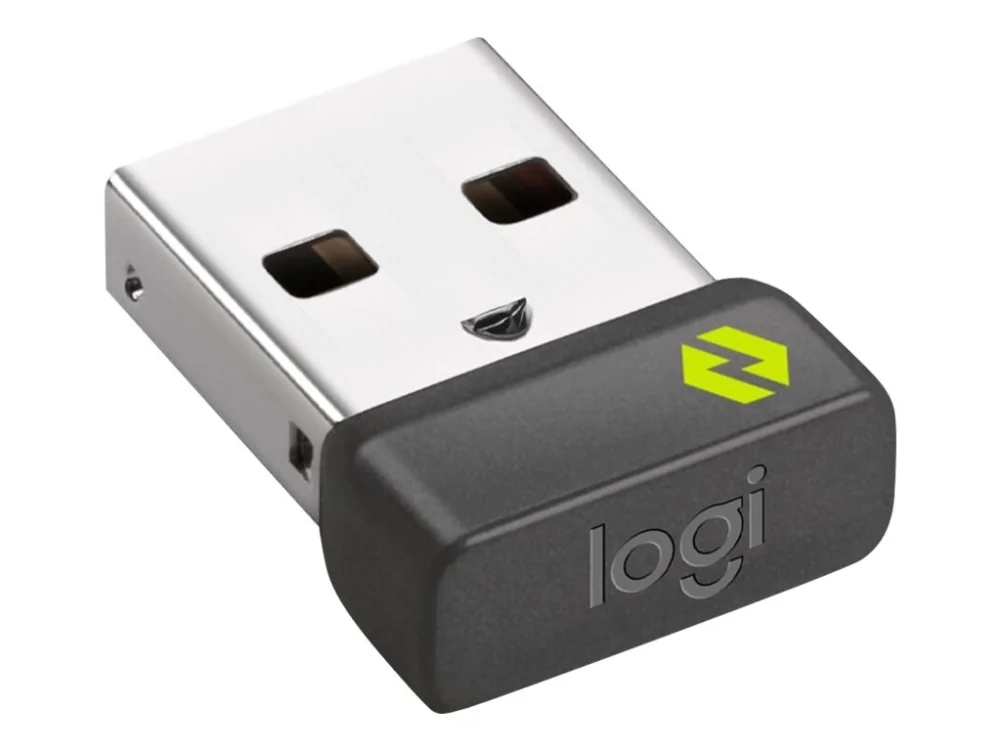 Logitech 956-000008, USB-vastaanotin, 2 g, Musta, Vihreä