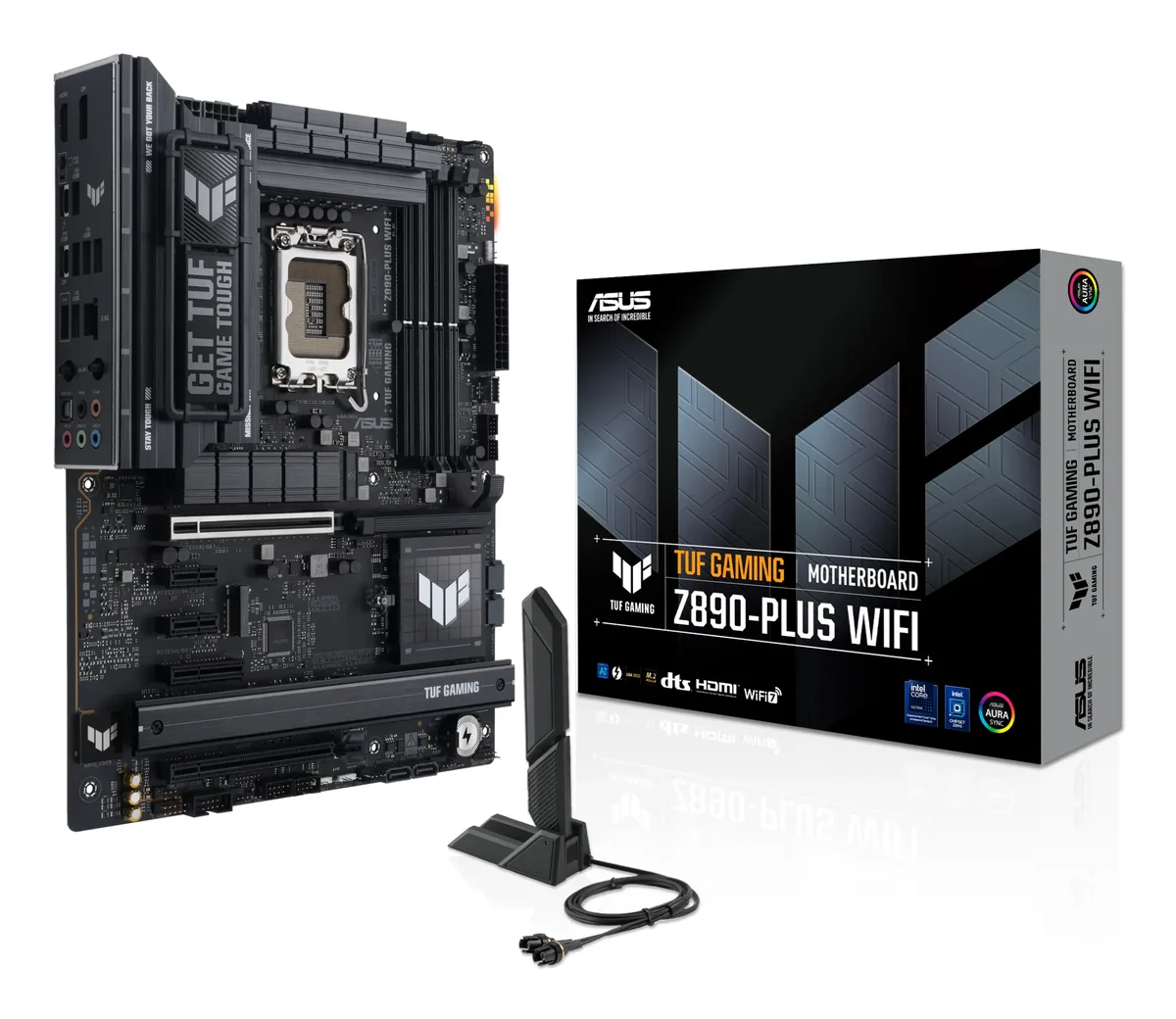 ASUS TUF GAMING Z890-PLUS WIFI Emolevy - Intel Z890 - Intel LGA1851 - DDR5 RAM - ATX
