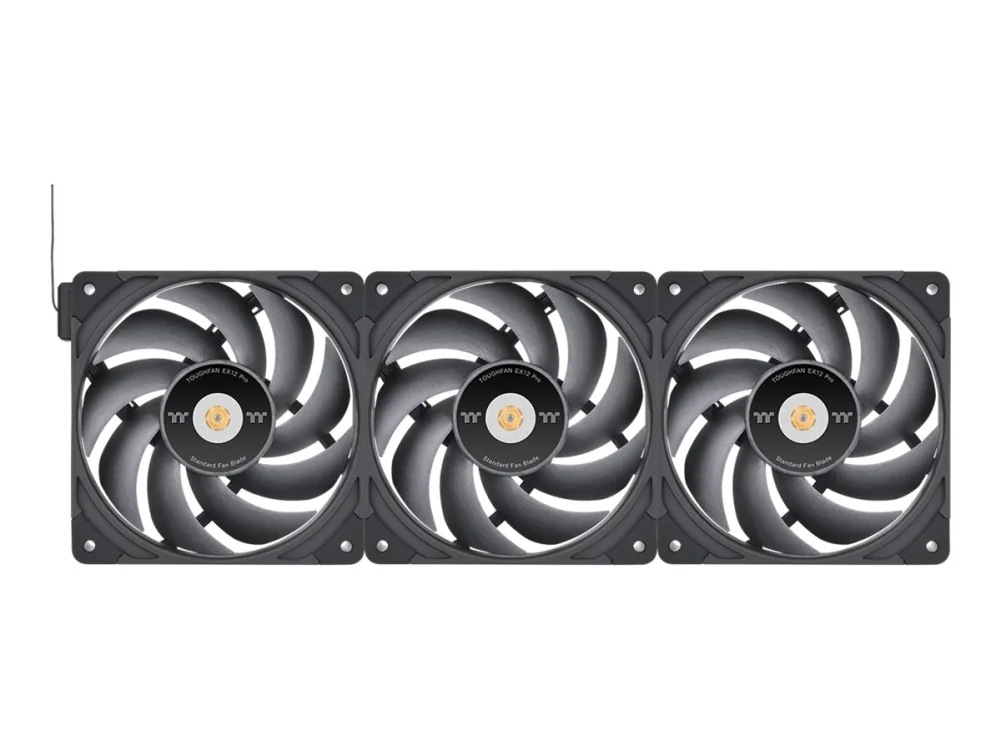 Thermaltake TOUGHFAN EX12 Pro - Swappable Edition - insertti tuulettimella - korkea staattinen paine - 120 mm (3 kpl)