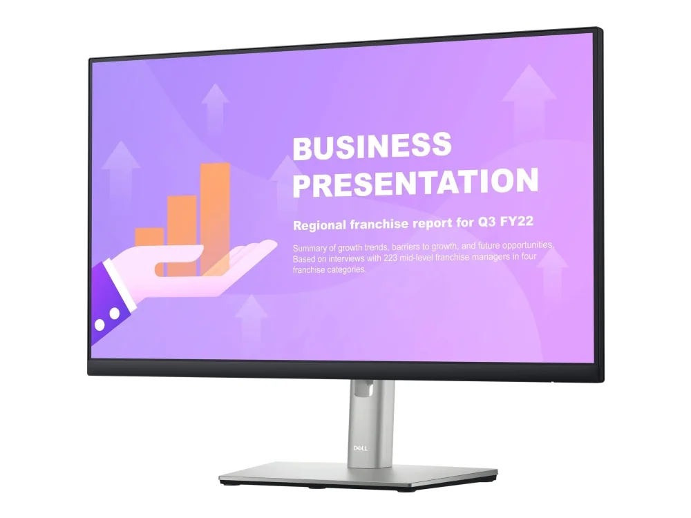 Dell P2422HE - LED-näyttö - 24 - 1920 x 1080 Full HD (1080p) @ 60 Hz - IPS - 250 cd/m² - 1000:1 - 5 ms - HDMI, DisplayPort, USB-C - 3 vuoden laajennetulla vaihtopalvelulla - Disti SNS - Latitude 5320, 5520 Precision 7560 Vostro 14 5410, 15 5510 -koneisiin