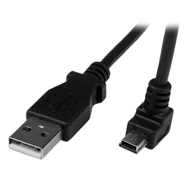 StarTech USB-A – alaviisto Mini USB -kaapeli, 2 m, musta