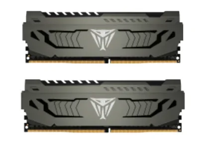 Patriot Viper Steel DDR4-3200 - 32GB - CL16 - Dual Channel (2 pcs) - Intel XMP - Harmaa
