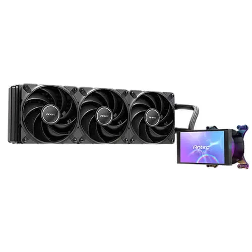 Antec Vortex View 360 ARGB Prosessorin nestejäähdytin - 360 mm - Musta