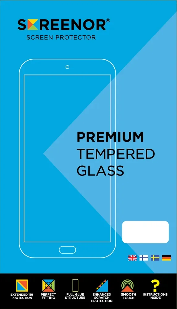 Screenor 16053, Apple, IPhone 15 Pro Max, Antibakteerinen, Kolahduksenkestävä, Likaa hylkivä, Naarmuuntumisenkestävä, Iskunkestävä, Läpinäkyvä, 1 kpl
